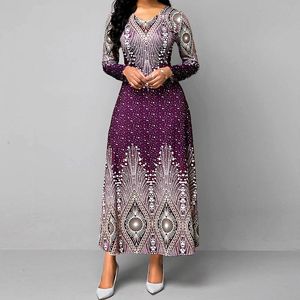 Casual Dresses Plus Size African Long Maxi For Women Summer 2023 Loose Africa Dress Floral Print Dashiki Ladies Clothing