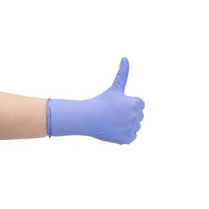 24 pairs in Titanfine Disposable Ice Blue Powder Free Medium Latex Examination Nitrile Gloves