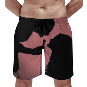 Men's Shorts The Rabbers Towku z 1975 r. Zespół tablicy Fens Love Concert Beach Elastic talia Wygodne celnie Swim Trunksmen's