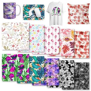 Window Stickers XFX Floral Infusible Transfer Ink Sheet 12x12 In Flowers Sublimation Paper For Cricut Joy Mug Press T-Shirt DIY