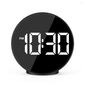 Table Clocks Alarm Clock Digital Large Time Temperature Light Voice Control USB Desk Watch Home Decor Desgin Gift FJ3209T