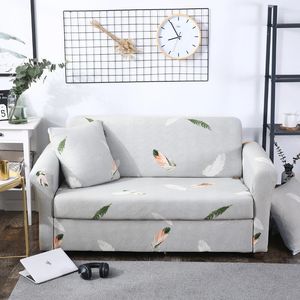 Stol täcker blommönster elastisk soffa stretch universal sektionskast soffa hörntäcke fall för möbler fåtöljer hem deco