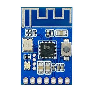 3.3V-5V 2.4G Micrófono inalámbrico Módulo de audio Transmisor de placa que recibe potencia de salida RF agregar 6dbm