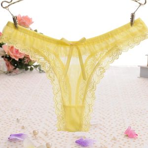 Mutandine da donna L'bellagiovanna Intimo da donna Perizoma Sexy Perizoma in rete Slip Donna Intimo trasparente Mutandine con volant