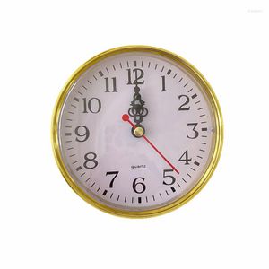 Table Clocks Mini 110mm Round Clock Insert DIY Battery Accessories Replacement Built In