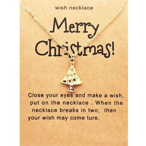 Pendant Necklaces Short Necklace Halloween Santa Claus Cane Boots Xmas Tree Reindeer Snowflake Christmas Gift FriendshipCard NecklacePendant