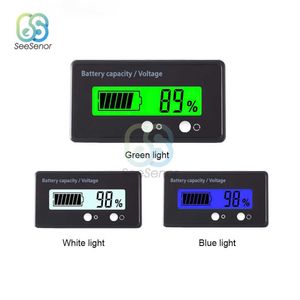 8-120V Lead Acid Lithium Battery Capacity Indicator Car Motorcycle Digital Voltmeter Voltage Tester Meter 12V 24V 48V 72V