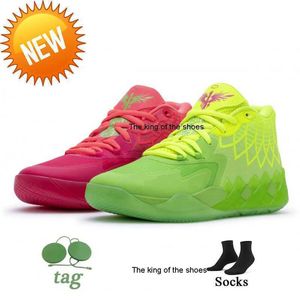 Низкий MB.01 Rick и Morty Basketball Shoes для продажи LaMelos Ball Men Женщины радужные мечты Buzz City Rock Ridge Red Galaxy не отсюда