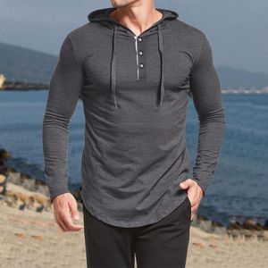 Felpe con cappuccio da uomo Felpe a maniche lunghe Pullover alto Colore Moda Top Primavera Estate Leggero Uomo UomoUomo