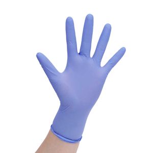 24 pairs in Titanfine Stock OEM Blue Nitrile Glove Powder Free Gloves