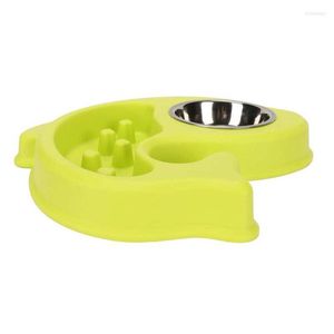 Capas de assento de carro de cachorro Puzzle Bowl Bowl Lasher de louça Seguro Evite a alimentação lenta com aço inoxidável para filhote