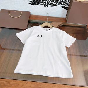 Kid T Shirt Kids Tshirts Baby Clother z literami Krótkoczerwiecze 100% bawełny z tagami luksusowe letnia koszula dla dziewcząt