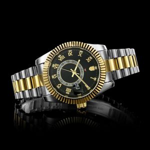 Najwyższej mody Wysokiej jakości męskie zegarki 41 mm Automatyczny ruch kwarcowy zegarek ze stali nierdzewnej Watch Women273p