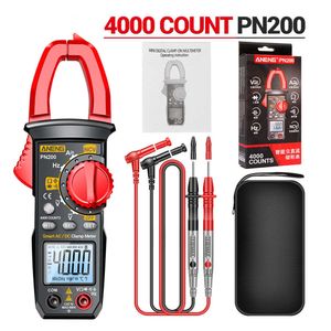 PN200 Digital Clamp Meter DC AC 600A Current 4000 Counts Multimeter Ammeter Voltage Tester Car Hz Capacitance NCV Ohm Test
