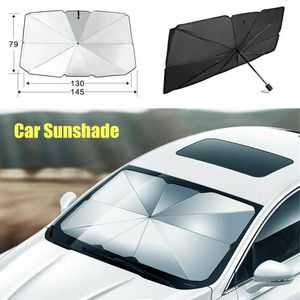 Car Sunshade Parasol Interior Front Window Sun Shade Cover UV Protector Blind Umbrella SUV Sedan Windshield Accessories