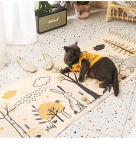 Carpets Linen Cotton Doormat Rugs Retro Bohemian Living Room Bathroom Door Mat Sofa Coffee Table Floor Carpet Home Decor Bath RugCarpets Car