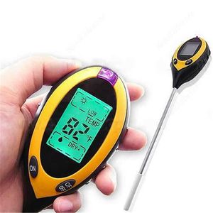 Soil PH Tester 4 in 1 Light Moisture Acidity Meter Plant Kit for Flowers