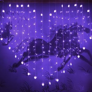 Party Decoration 200x150cm Elegant Wedding Backdrops With LED Lights Loving Heart Royal Blue Centerpieces Tree CrystalParty