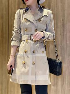 Women's Trench Coats Autumn And Winter Coat Windbreaker Fashion British Style Long