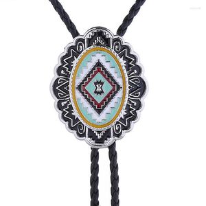 Pendant Necklaces Naturel Stone Scorpion Bolo Tie For Man Cowboy Western Cowgirl Leather Rope Zinc Alloy NecktiePendant PendantPendant Elle2