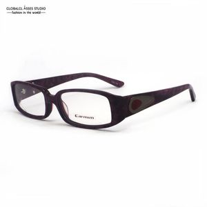 Óculos de sol Quadro de molduras Moda Vintage Mulheres Purple Frame com Red Stone Design Glasses exclusivo Muitas lentes quadradas HZ3083 C116