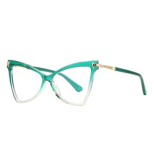 Occhiali da sole da donna Occhiali da lettura Specchio piatto Moda Big Face Anti Blue Light FrameOcchiali da sole