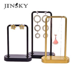 Smyckespåsar Väskor Metal Rack Live Room Earring Display Stand Storage Props Holder