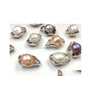 Naszyjniki wisiorek barokowe 12 mm CTURED SPRAWNE PEARL PEARL Wisiorki upuszczenie biżuterii Dhraj