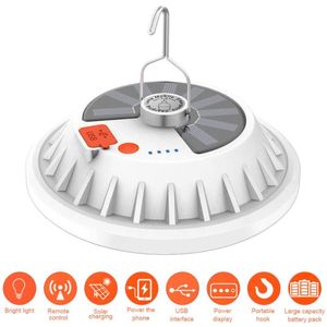 Lanterne portatili 300w LED ricaricabili Home Mobile Mercato notturno Stalla Luce Illuminazione solare Lampadina di emergenza Campeggio esterna Telecomando Li