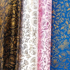 Konst och hantverk 50x70 cm Stamping Wrapping Paper Roll For Present Box Thick Wrap Festival Decor Art Kraft Christmas Party Material Annat