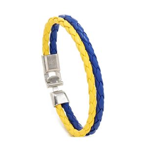 Braccialetti con ciondoli Gioielleria di moda Bandiera nazionale Colore pelle per uomo Donna Pu Bracciale Drop Delivery Dhhvm