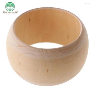 Bangle 5pcs 5cm Width Vintage Unfinished Wide Wooden Bangles Bracelet BG007Bangle Lars22 Fawn22