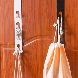 Hakenleisten, stanzfrei, multifunktional, Metall-Wandaufhänger, Wohnzimmer-Hut, der Home-Haken, Türregal, Organizer über Raum W4f3Hooks