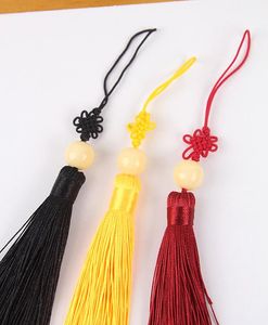 Keychains Retro Personality Chinese Knot Pendant DIY Llaveros Bag Charm Key Ring Long Tassel