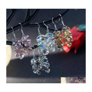 Stud Modeschmuck Kristall Ohrringe Sparkly Dangle Drop Delivery Dhylw