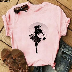 Women's T Shirts Women Fashion Shopping Girl Printed Clothing Spring Summer Clothes Harajuku Graphics Tshirt Top Lady Female Tee