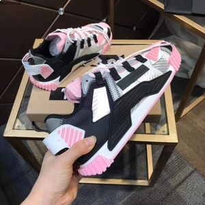 Fashion Best Top Quality real leather Handmade Multicolor Gradient Technical sneakers men women famous shoes Trainers size35-46 hm8M KJK000002
