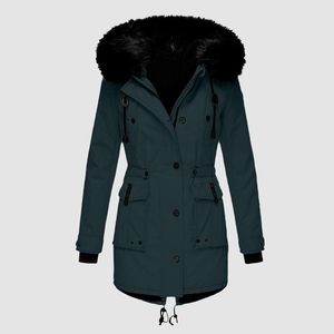 Giacche da donna Giacca da donna Outwear Warm Outwear Fuce-Furned Trench Inverno Lightweight for Womenwomen's's