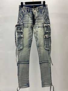 2023 Jeans de designer de bolso skinny de grande angustiado, mais recentes, tamanho 28-36 jeans ~ de alta qualidade moto moto moto moto moto calças jeans de jeans de hipp