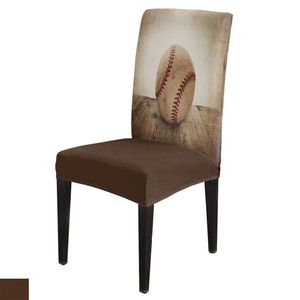 Chair Covers Baseball Wooden Table Round Ball Dining Home Decor Living Room Seat For ChairsChair
