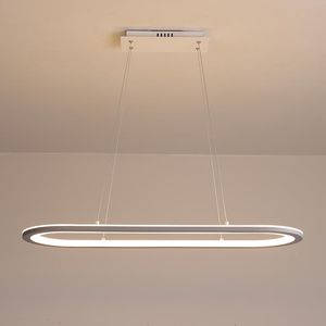 Kolye lambalar Yüksek kalite/parlaklık yemek odası için modern LED ışıklar yatak odası el asılı ev docer beyaz/gri lampudent