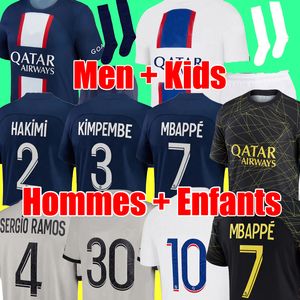 PSG jersey 21 22 MESSI camisas de futebol 2021 2022 Paris saint germain camisa NEYMAR JR MBAPPE jersey Survetement futebol kit mulheres camisa de futebol quarto 4o