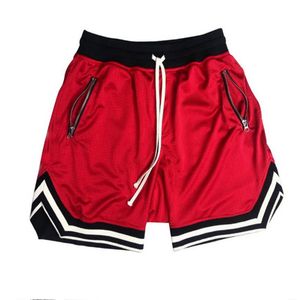 Herren Mesh Sports Track Shorts Summer Basketball Fitness, die atmungsaktive kurze Hosen locker Muskeltraining Bermuda Maskulina S-5xl