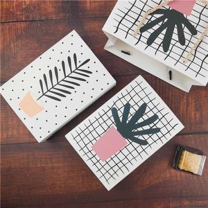 Gift Wrap 10PCS Pineapple Cake Cookie Packaging Box Window Drawer Wedding Party Candy Bag