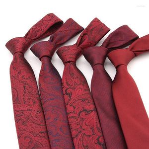 Bow Ties Red Tie Men's Formal Dress Fashion Wedding Bridegroom's Light Luxury High-End Korean Suit Hand-Made SMAL22