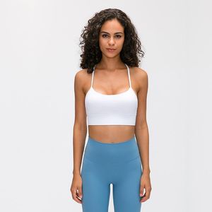 Gym Clothing Running Sports Underwear Pure Color Women Sexy Y-shaped Back Shockproof Gathering Yoga Bra