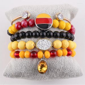 Strand Beaded Strands RH Fashion Dowelry Bracelet UK/USA/DE Multicolor 5pc Stack Bangle для женщин ювелирные изделия Inte22