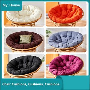 Kudde 2023 Swing Hanging Basket Seat Soft Egg Chair Pad For Garden inomhus utomhus balkong gungande