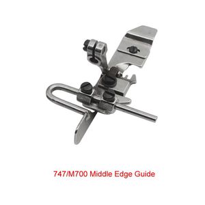 Sewing Notions & Tools Edge Guide Foot With Middle Left For 4 Thread Industrial Overlock Machine 700/747/988/800/EX Upper Waist FootSewing