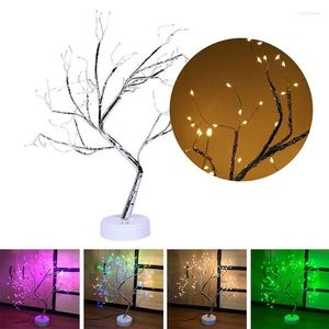 Lampade da tavolo 36/108 LED Tree Light Indoor Muilti-color Betulla regolabile per feste domestiche Dedroom Decorazioni per cerimonie nuziali